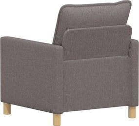 vidaXL Καναπές Taupe 76 x 81 x 87,5 εκ Ύφασμα