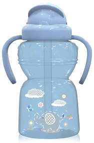 LORELLI SPORT SIPPER ΠΛΑΣΤΙΚΟ ΚΥΠΕΛΛΟ ΜΕ ΚΑΛΑΜΑΚΙ ΚΑΙ ΧΕΡΟΥΛΙΑ ANIMALS 325ML MOONLIGHT BLUE 10200770001
