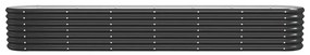 vidaXL Ζαρντινιέρα Ανθρακί 260x40x36 εκ Ατσάλι με Ηλεκτρ. Βαφή Πούδρας