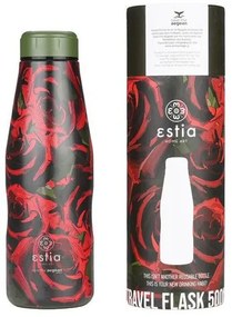 Estia Θερμός Παγούρι Travel Flask Save The Aegean 500ml Twilight Rose 01-22136