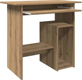 vidaXL Γραφείο Αρτισιανή Δρυς 80x45x74 εκ. από Επεξεργασμένο Ξύλο