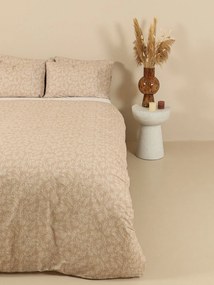 Σετ Σεντόνια Cotton Feelings 2052 Beige Υπέρδιπλο (235x270)