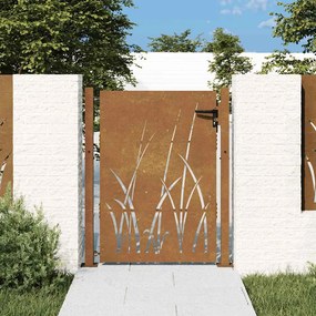 vidaXL Πύλη Κήπου 100 x 150 cm Ατσάλι με Επικάλυψη Πούδρας Κλειδώσιμο