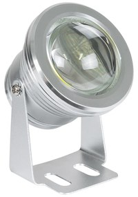 GloboStar 75590 Προβολάκι Κήπου Δαπέδου COB LED 10W 800lm 35° DC 12V Αδιάβροχο IP65 Ψυχρό Λευκό 6000K Dimmable - 2 Χρόνια Εγγύηση