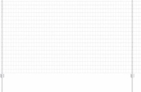 vidaXL Τεντώτο με στήριγμα Ασημί 1,4 x 10 m Ατσάλι