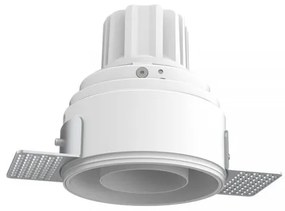 Σποτ Φωτιστικό Οροφής Μπάνιου Trimless LED 10W IP44 3000K Zambelis-S177-Λευκό S177