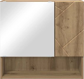 vidaXL Ντουλάπα Καθρέφτη Artisan Oak 59 x 17 x 55 cm