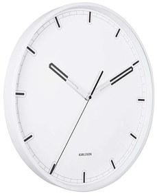 Ρολόι Τοίχου Dipped KA5775BK Φ40cm White Karlsson Μέταλλο