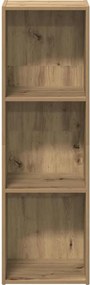 vidaXL Βιβλιοθήκη Artisan Δρυς 36x30x114 εκ. Επεξεργασμένο Ξύλο