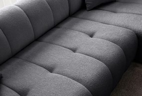 Corner Sofa Petra Right - Dark Grey Dark Grey