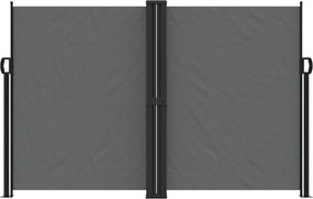 vidaXL Σκίαστρο Πλαϊνό Συρόμενο Ανθρακί 160 x 600 εκ.