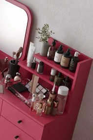 Make-Up Table Harmony 2 Square - Raspberry Raspberry