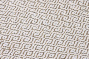 Χαλί Home ESPRIT Λευκό Φυσικό 120 x 1 x 180 cm