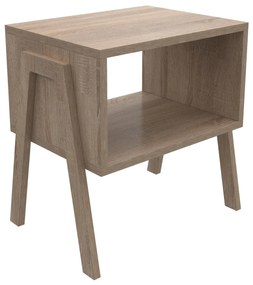 BEDSIDE STAND JAKE  MELAMINE IN SONAMA 48x35x49Hcm.