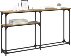 vidaXL ΤραπέζιΚονσόλας Artisan Oak 145 x 22,5 x 75 εκ.