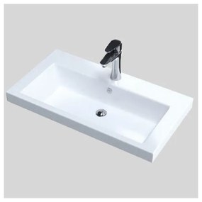 Sanitec LIDO Νιπτήρας Μπάνιου 55x35x10.5cm
