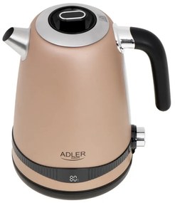 Ηλεκτρικός βραστήρας με θερμική συντήρηση Adler AD 1295, 1,7 L, 2200W, Ρύθμιση 40-100 βαθμούς, Χρυσός