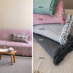 Ριχτάρι Καναπέ Τετραθέσιου (180x320) Palamaiki Hub Ροζ