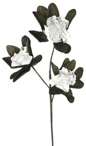 Λουλούδι Διακοσμητικό LOL443K6 110cm White Espiel Πλαστικό