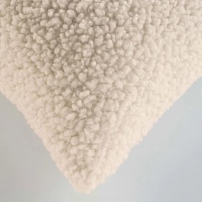Διακοσμητική Μαξιλαροθήκη Μπουκλέ (40x40) L-C Woolen Naturel 1612918