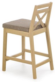 BORYS LOW bar stool, color: sonoma oak / INARI 23 DIOMMI V-PL-N-BORYS_LOW-SONOMA-INARI23