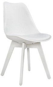 Καρέκλα Vegas HM0033.31 Με Πλαστικά Πόδια Σετ 4τμχ Πολυπροπυλένιο,Τεχνόδερμα
