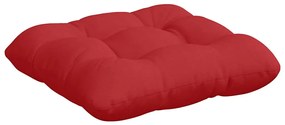 vidaXL Μαξιλάρια καθισμάτων 4 pcs Κόκκινο 40 x 40 x 12 εκ. ύφασμα