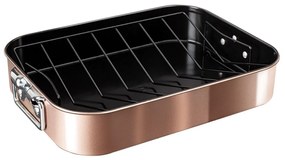 Berlinger Haus Αντικολλητικό Ταψί με σχάρα Metallic Line Rose Gold Edition BH-7845