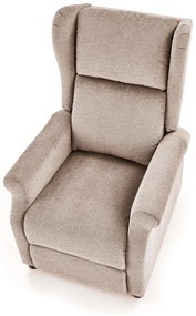 AGUSTIN recliner with massage function, color: beige DIOMMI V-CH-AGUSTIN_M-FOT-BEŻOWY