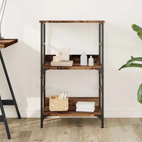Ντουλάπι βιβλίων Παλιό ξύλο 50x33x82 cm Κατασκευασμένο ξύλο - Καφέ