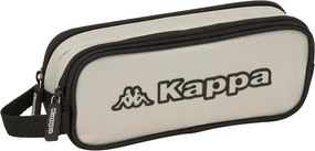 Κασετίνα Kappa Grey Μαύρο Γκρι 21 x 8 x 6 cm