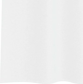 vidaXL Κουρτίνα βυσσινί 2 pcs Λευκό 260 x 140 εκ. Πολυεστέρας