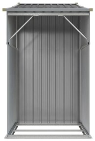 vidaXL Αποθήκη Κήπου Γκρι 277x93x179 εκ. από Γαλβανισμένο Ατσάλι