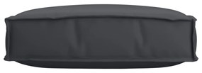 vidaXL Μαξιλάρι Παλέτας για Καθιστικό Μαύρο 60x60x12 cm Άνιθος Ύφασμα