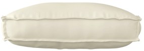vidaXL Μαξιλάρι Παλέτας για πλάτη Κρεμ 70x40x12 εκ. ύφασμα Oxford