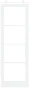 vidaXL Συρόμενη Πόρτα ORKDAL Λευκό 78 x 232 cm Ξύλο και μέταλλο