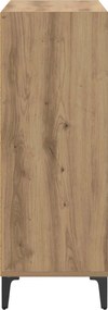 vidaXL Πλαϊνό γραφείο Artisan Oak 69,5 x 32,5 x 90 εκ