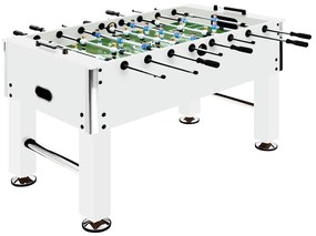 vidaXL Ποδοσφαιράκι Επιτραπέζιο Λευκό 140x74,5x87,5 εκ. 60 κ. Ατσάλι
