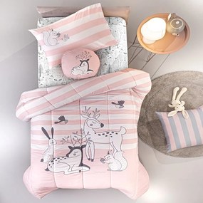 Παπλωματοθήκη Παιδική Forest Pudra Guy Laroche Single 165x225cm Cotton-Microfiber