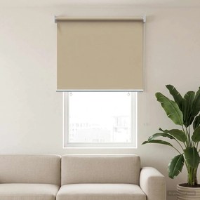 vidaXL Ρολό Κουρτίνα UV Προστασία Μπεζ 60 x 140 cm Πολυεστέρας