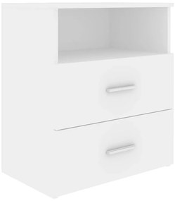 vidaXL Κομοδίνο Λευκό 50 x 32 x 60 εκ.