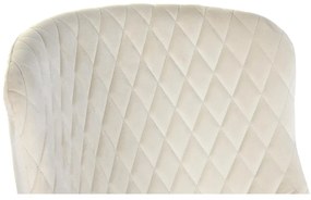 Σκαμπό DKD Home Decor Μαύρο Μπεζ Μέταλλο 58,5 x 48,5 x 96,5 cm 48 x 55 x 100 cm 48 x 55 x 96,5 cm
