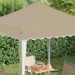 VidaXL Αυτοσχέδιο Μόρφωση 195 x 195 x 245 εκ. Κρεμ Ύφασμα Όξφορντ