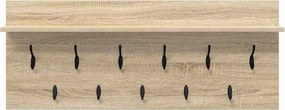 vidaXL Τοίχου Κρεμάστρα Δρύς Sonoma 100 x 40 x 12 εκ