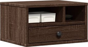 vidaXL Βάση Εκτυπωτή Καφέ Δρυς 40x32x22,5 εκ. από Επεξεργασμένο Ξύλο