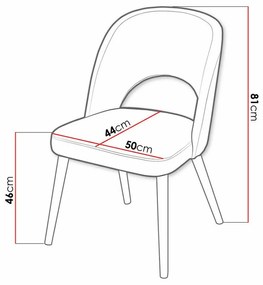 Καρέκλα Sparks 197, Μαύρο, 81x50x44cm, 6 kg, Ταπισερί, Ξύλινα, Polyξύλο, Ξύλο, Ξύλο: Οξιά | Epipla1.gr
