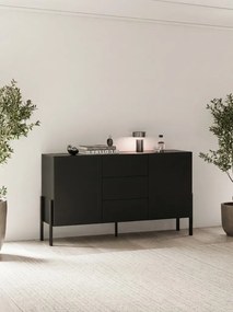 Μπουφές Plum 2D3D mini-Μαύρο