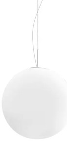 Κρεμαστό Φωτιστικό Οροφής 2xΕ27 Λευκό Φ60cm Sferis LL4112B Zafferano-LL4112B-Λευκό LL4112B