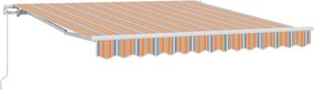 vidaXL Αναδιπλούμενη τέντα Πολύχρωμο 300 x 250 x 165 εκ.