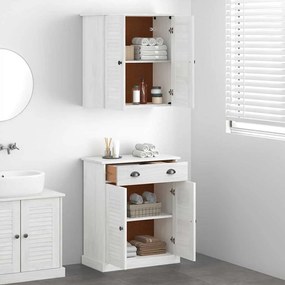 vidaXL Σετ Επίπλων Μπάνιου με ράφι VIGO 2 pcs Καφέ 67.5 x 34 x 80 εκ.